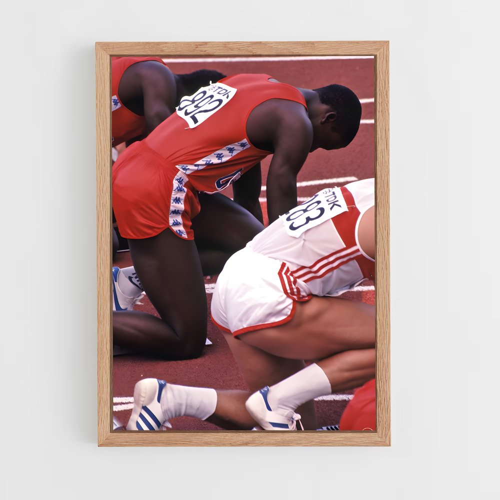 Poster Sur la Ligne de Départ – affiche Athlétisme (vue 4)